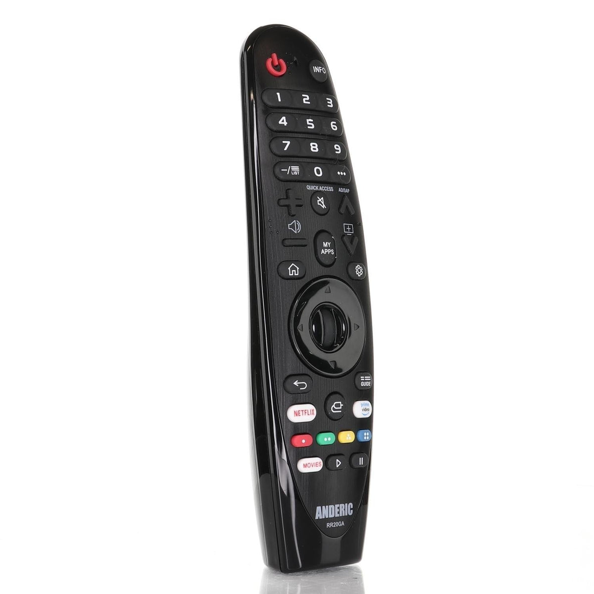 Anderic Substitute For LG AKB74475401 TV Remote Control [RR20GA, No Voice]