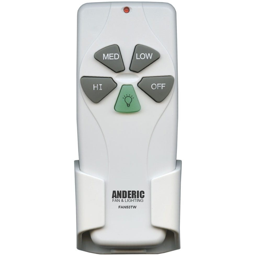 Anderic Substitute for KUJCE9103 for Harbor Breeze Ceiling Fan Remote Control [FAN53TW]