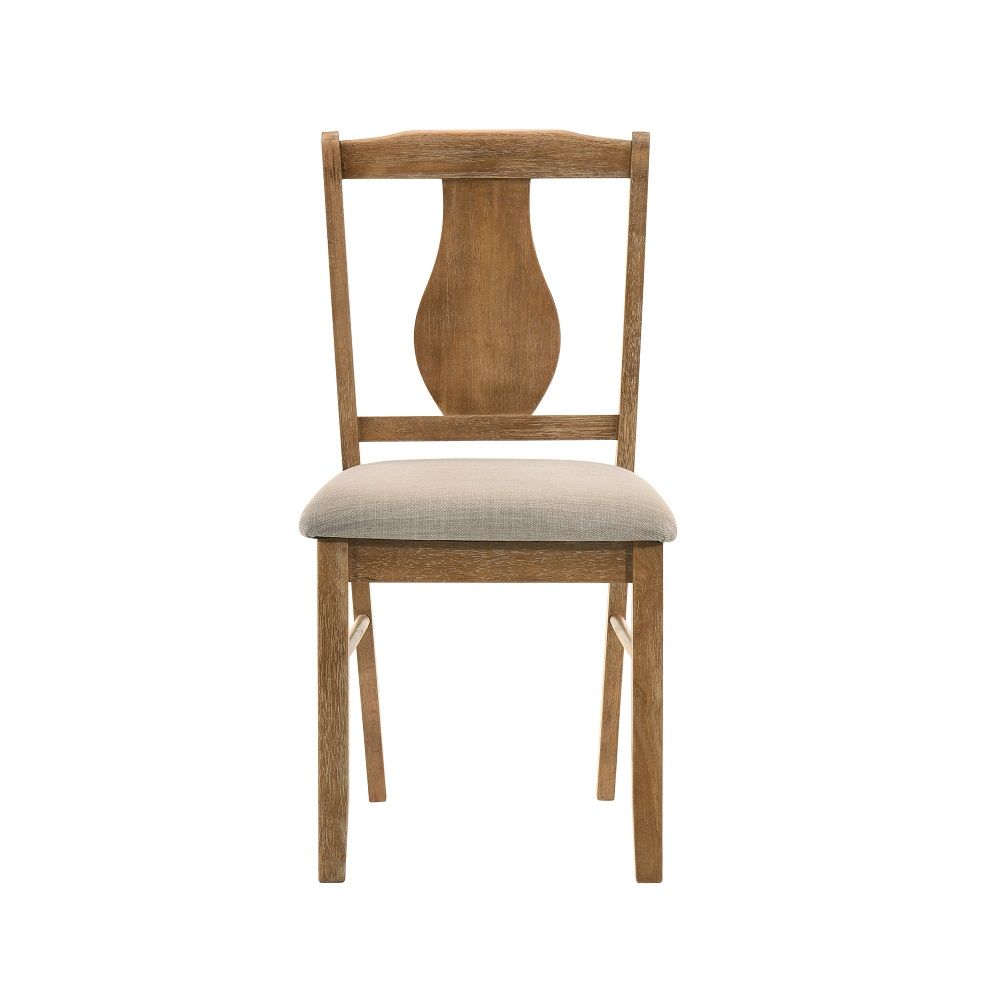Kayee - 5 Piece Dining Set - Weathered Oak
