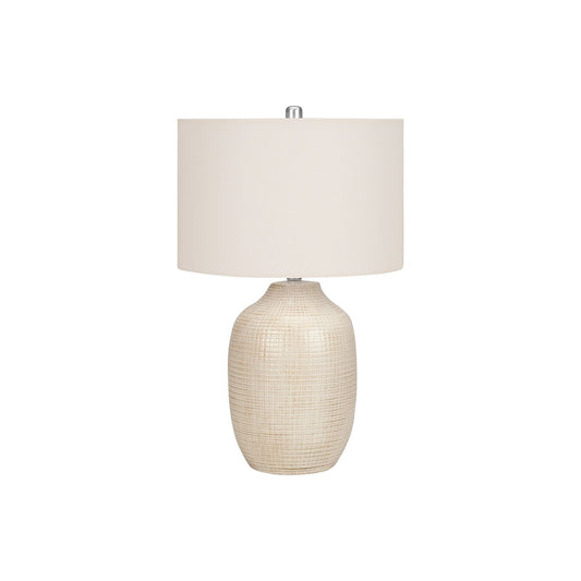 Table Lamp, Lighting, Ceramic, Contemporary - Cream