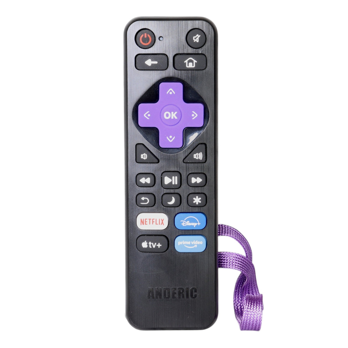 Anderic Substitute for Hitachi RC-ALIR Roku TV Remote Control 3226000754 [RRST01]