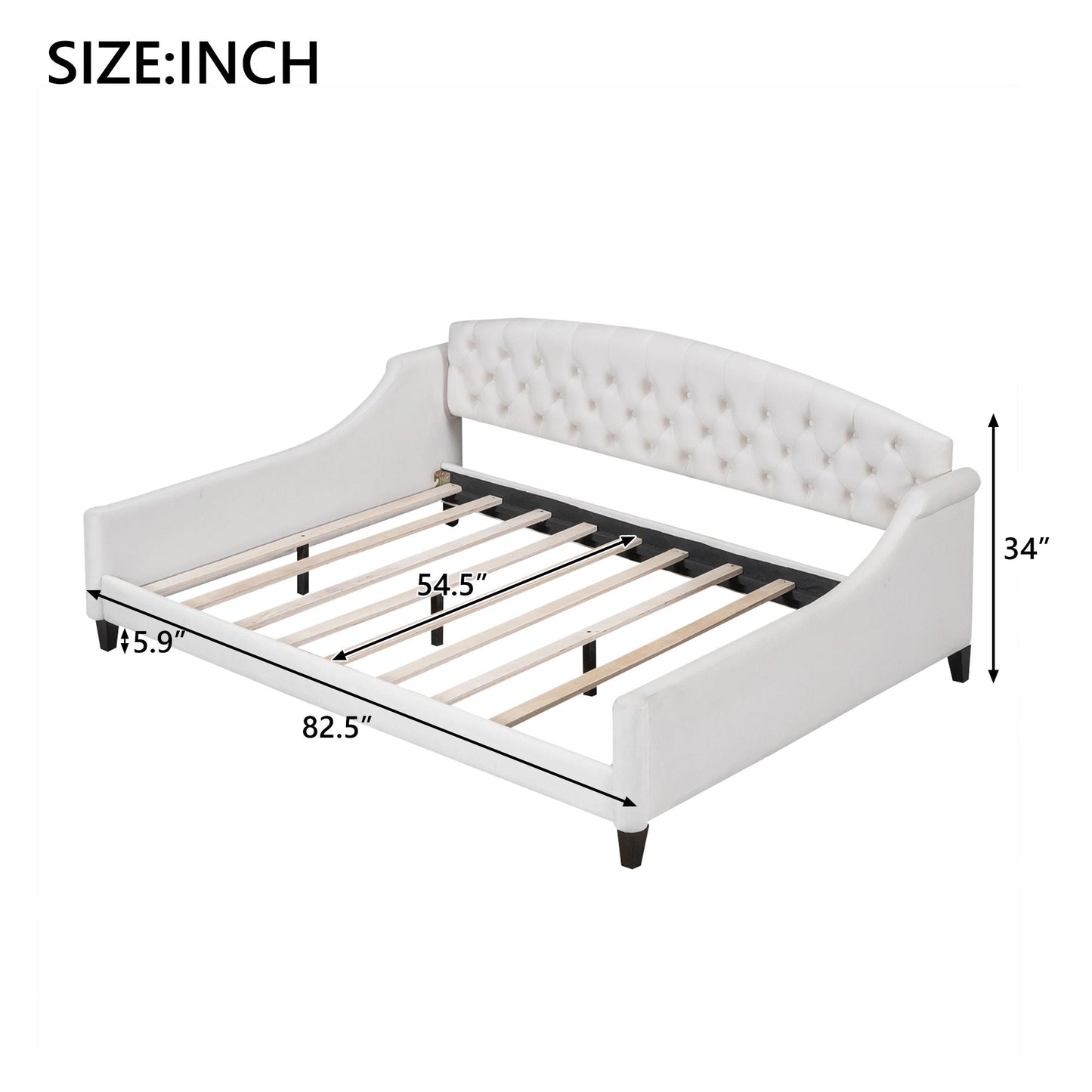 Modern Tufted Button Daybed