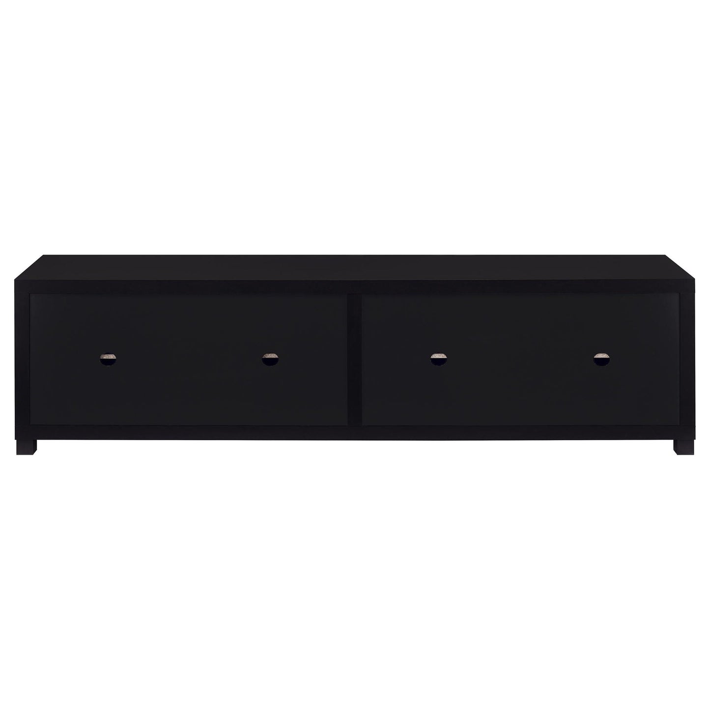 Sachin 4-door Engineered Wood 79-inch TV Stand Black