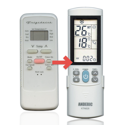 Anderic Substitute for Frigidaire R51H/F Air Conditioner Remote Control [KTN828]