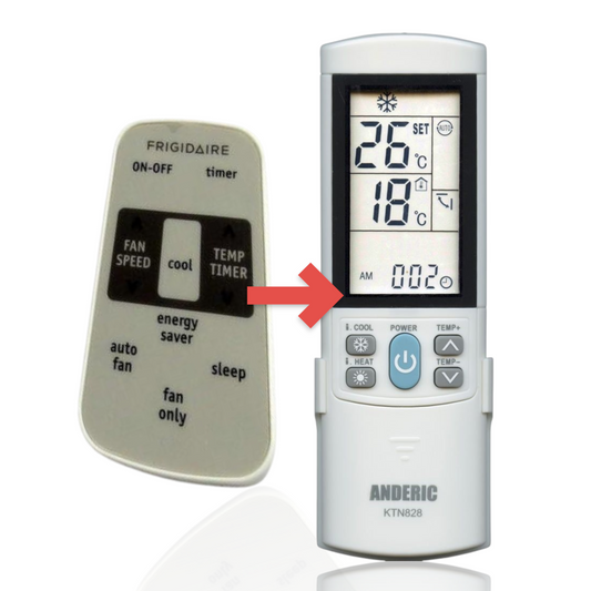 Anderic Substitute for Frigidaire 5304476866 Air Conditioner Remote Control [KTN828]
