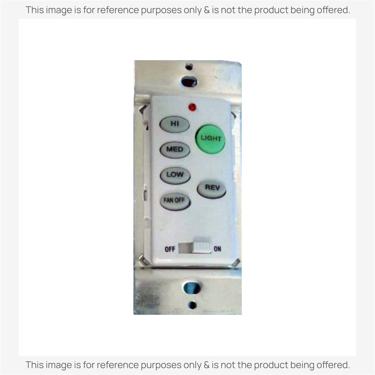 Anderic Substitute for UC9050T4 Ceiling Fan Remote Control [UC9051T-WIRED/UC7067FMRX]