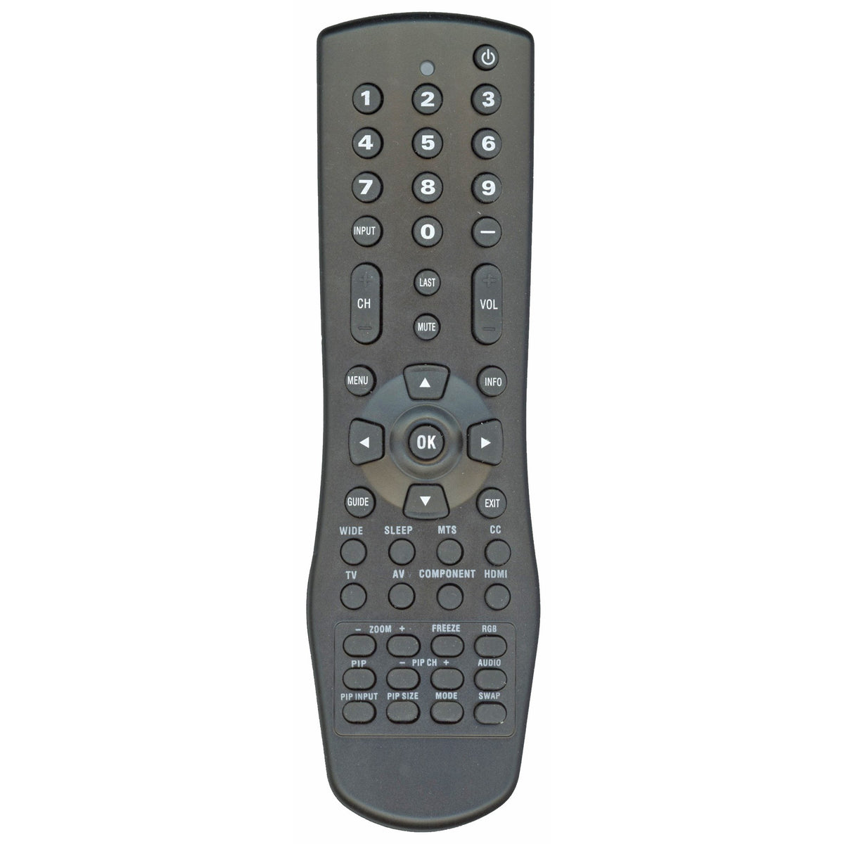 Anderic Substitute for Vizio VR10 Standard TV Remote Control L98GRABD7NEVZJ [VR1]