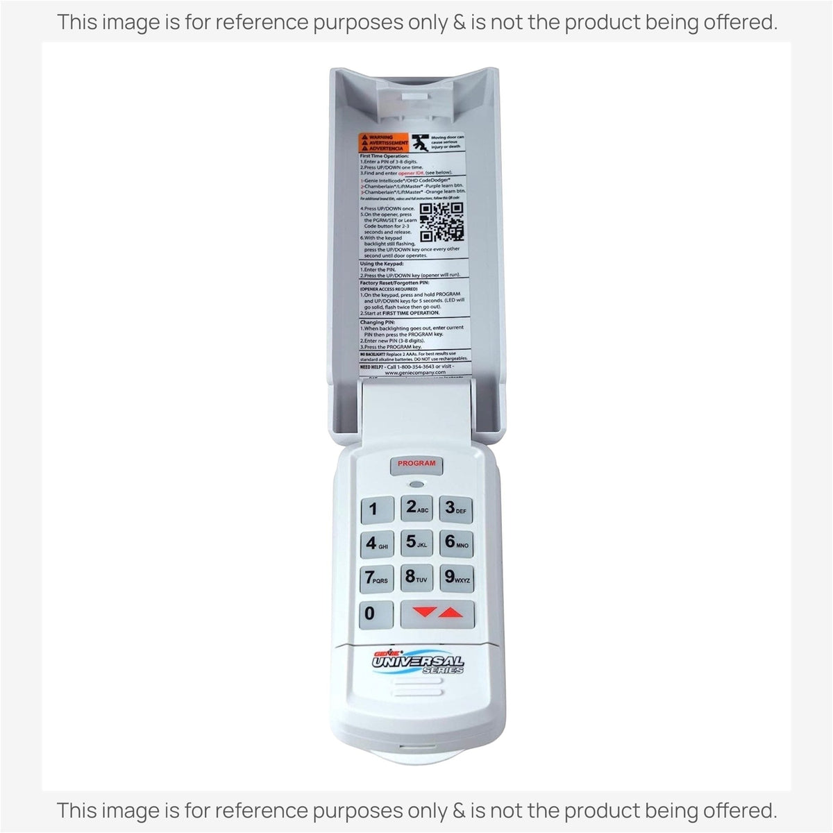 Anderic Substitute for Genie GUK-R Universal Keypad Compatible with LiftMaster Chamberlain Genie Craftsman and More Garage Door Opener Remote Control [GUK-R]