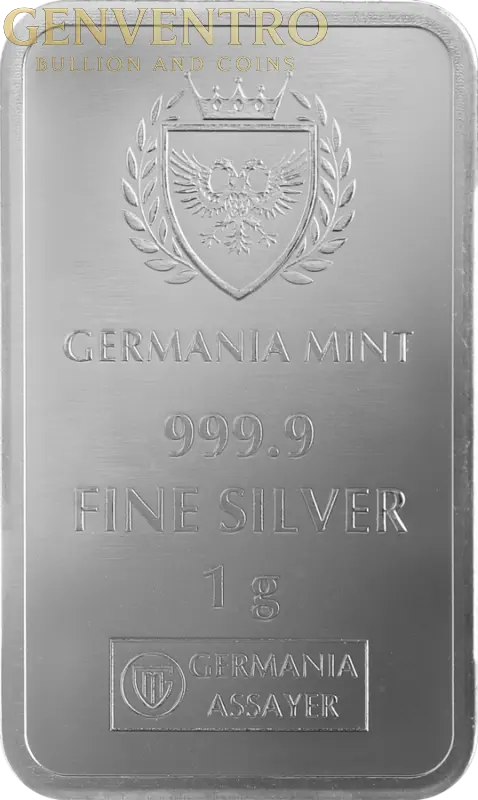 Germania Mint Silver MultiBar 100 X 1 Gram Silver Bars - Preorder