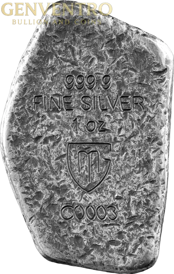 Germania Mint Thurisaz 1 oz Ag 999.9 Silver Cast Rune - New Sealed Box