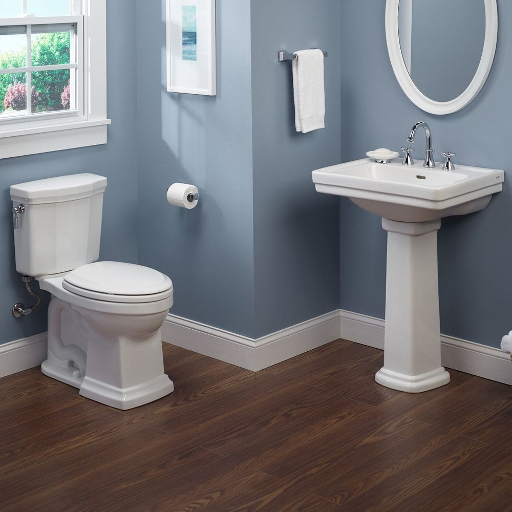 TOTO Promenade II Two-Piece Elongated 1.28 GPF Toilet, Cotton White, CST404CEFG#01