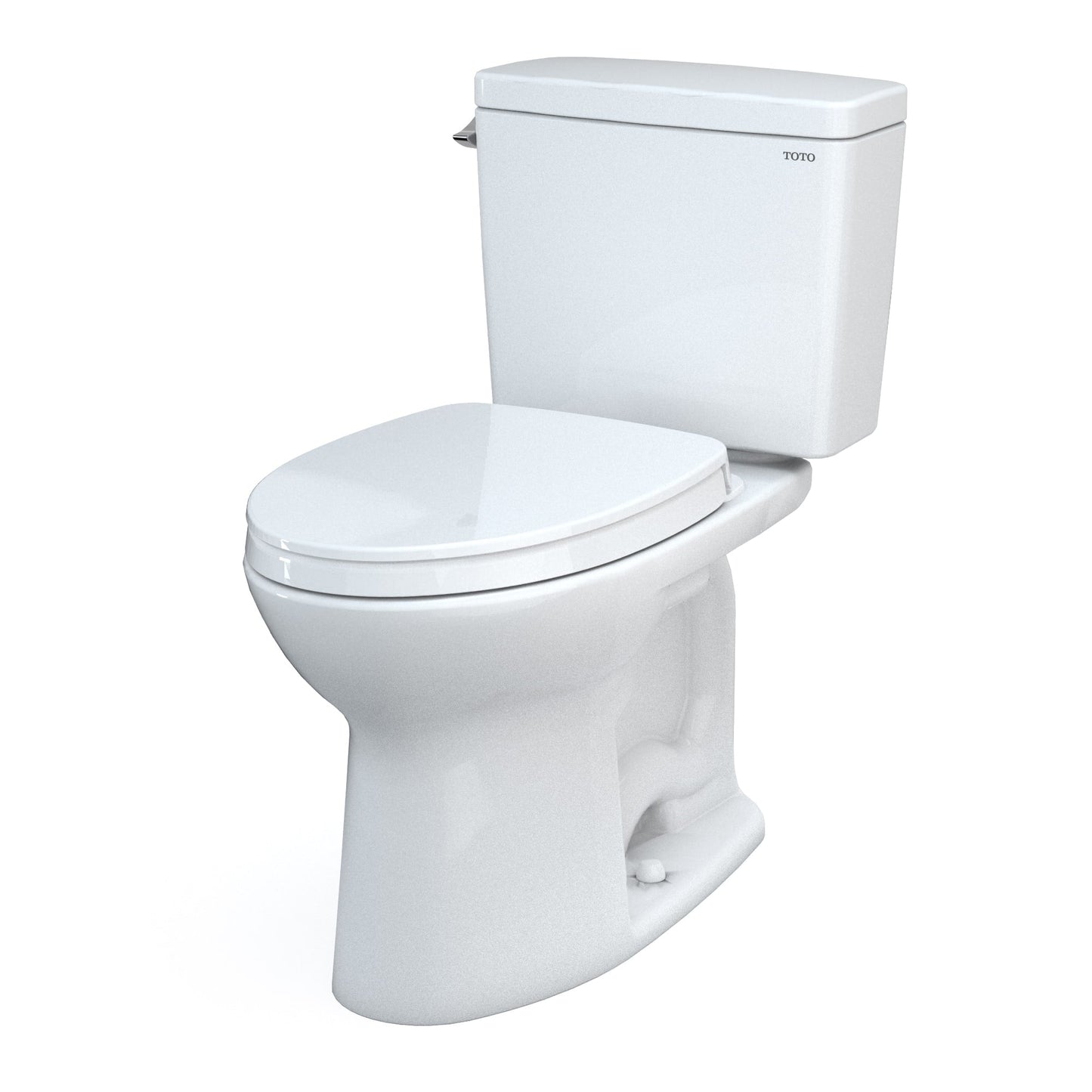 TOTO Drake Two-Piece 1.6 GPF Tornado Flush Toilet with SoftClose Seat, Washlet+ Ready
