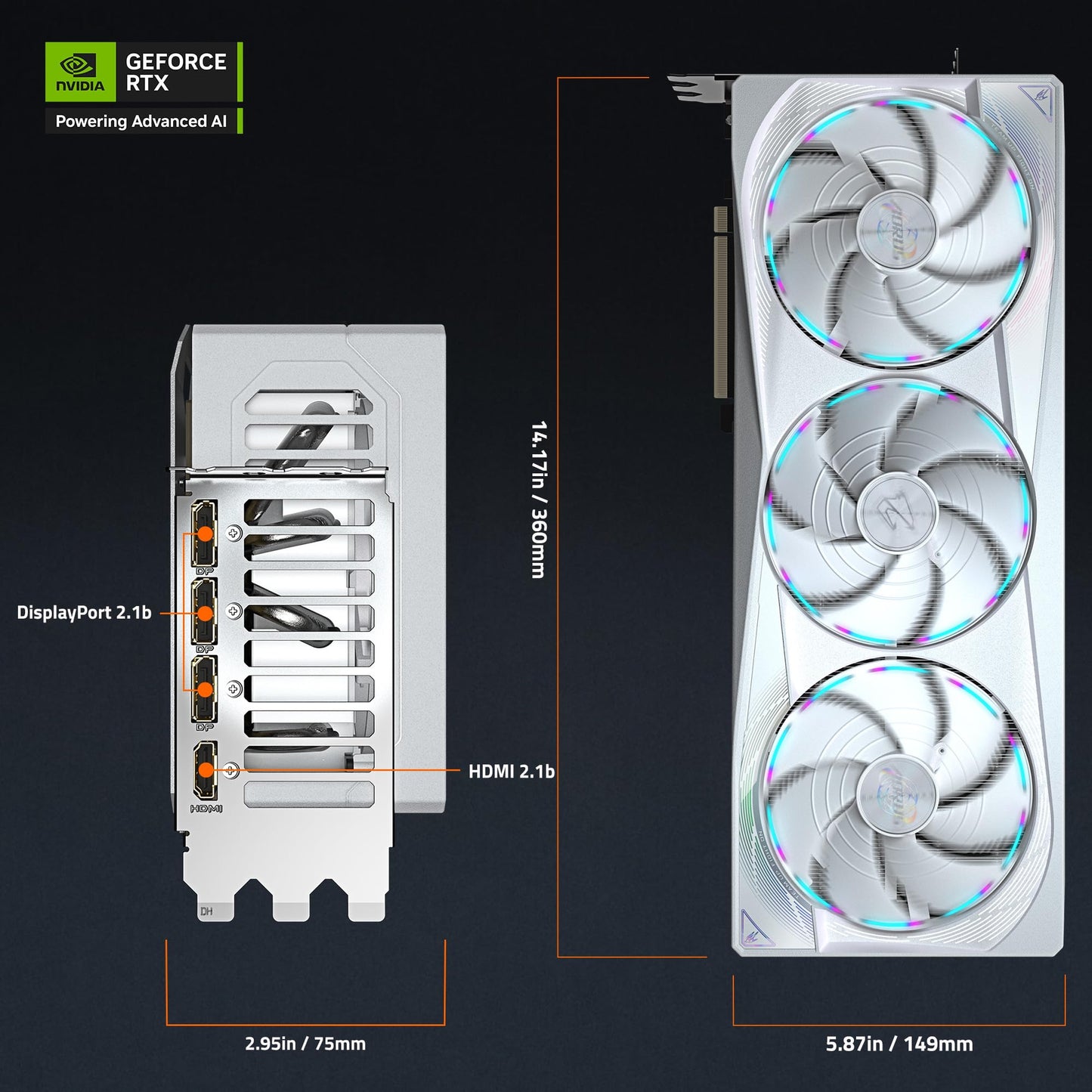 GIGABYTE GeForce RTX 5080 WINDFORCE OC SFF 16G Graphics Card, WINDFORCE Cooling System, 16GB 256-bit GDDR7, GV-N5080WF3OC-16GD Video Card comatible with Desktop