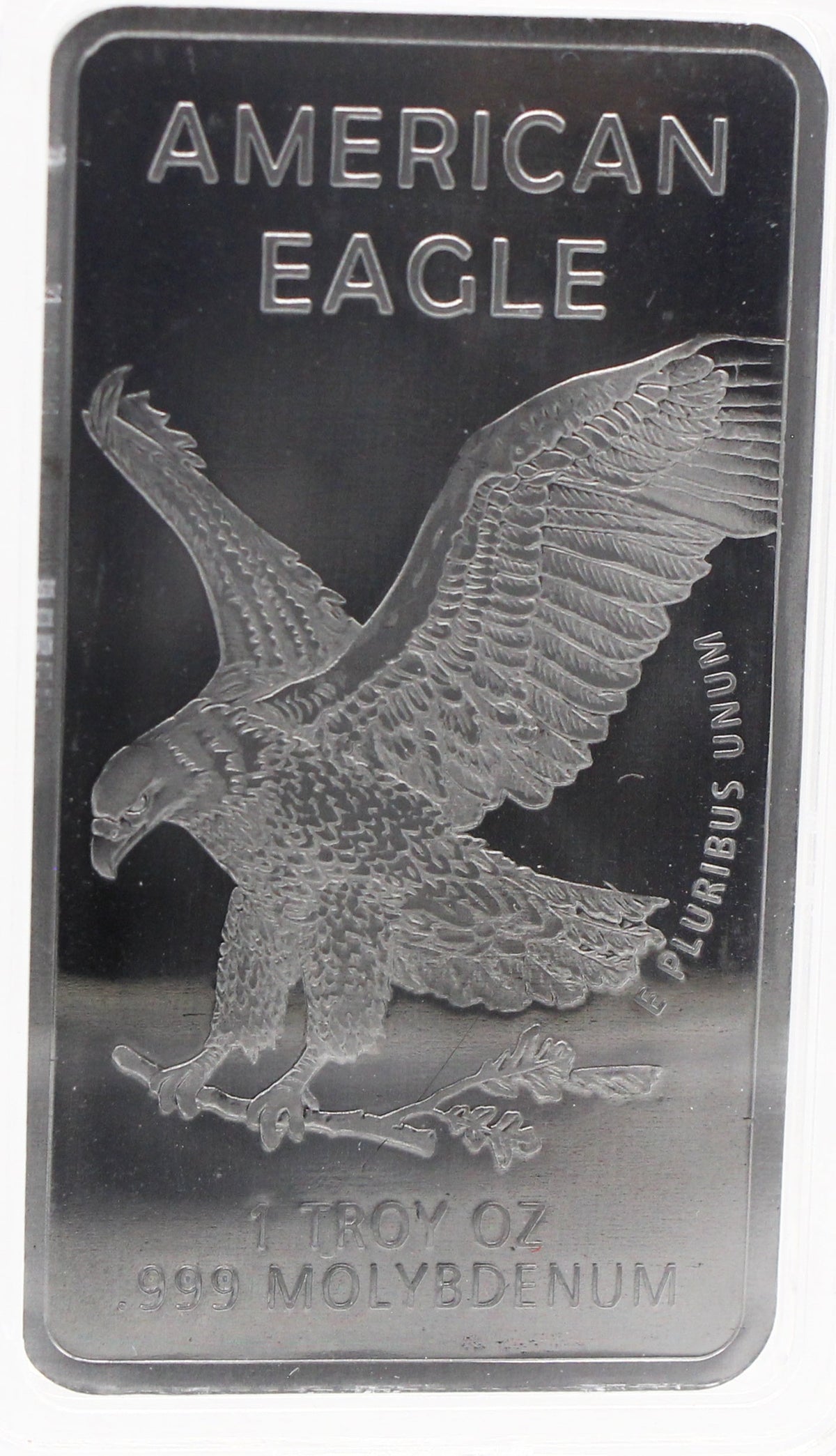 1 Troy Ounce OZ .999 Pure Molybdenum Precious Metal Walking Liberty American Eagle Silver Rare Metal Bar