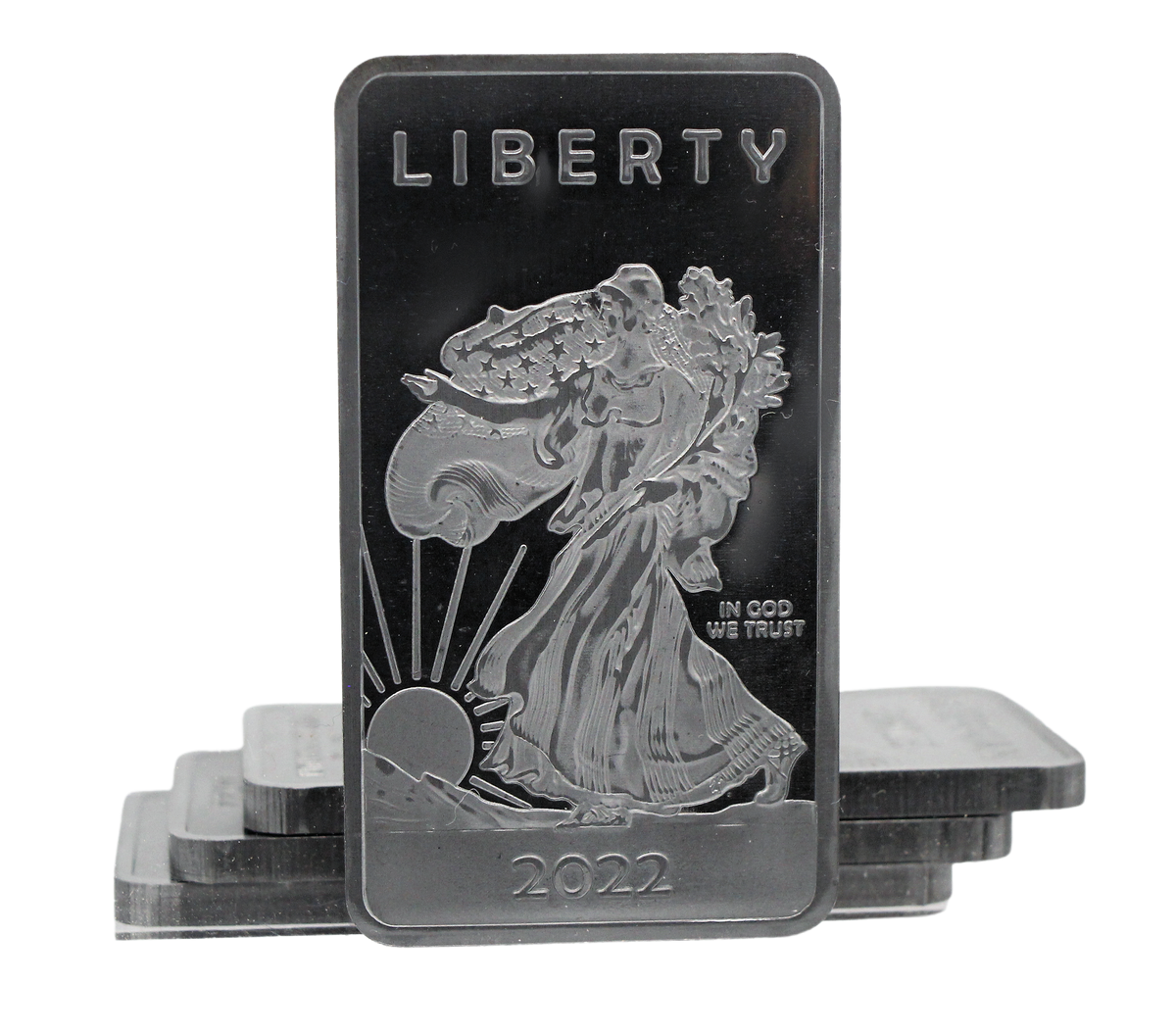 1 Troy Ounce OZ .999 Pure Molybdenum Precious Metal Walking Liberty American Eagle Silver Rare Metal Bar