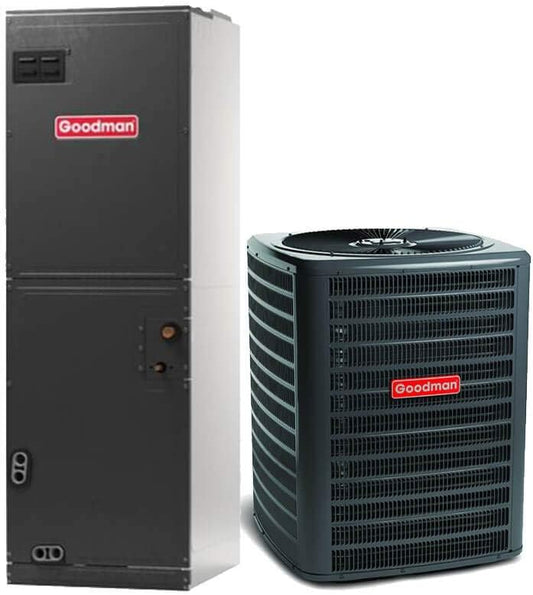 Goodman 3.5 Ton 16 Seer Heat Pump System with Multi Position Air Handler