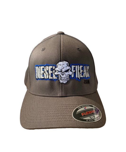 Grey and Blue Diesel Freak Hat