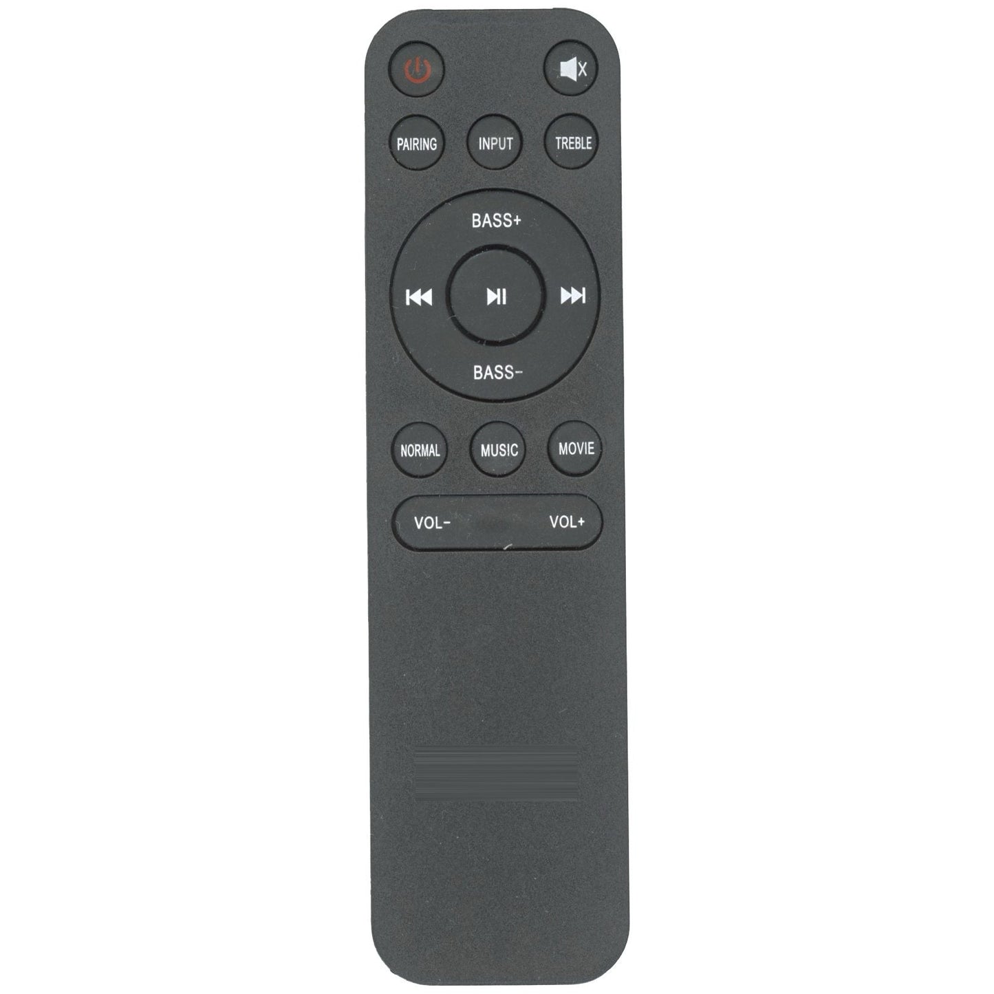 Haier 1.16.202807F0Y Sound Bar Remote Control for 2.1Ch System with Wireless Subwoofer - 116202807F0Y
