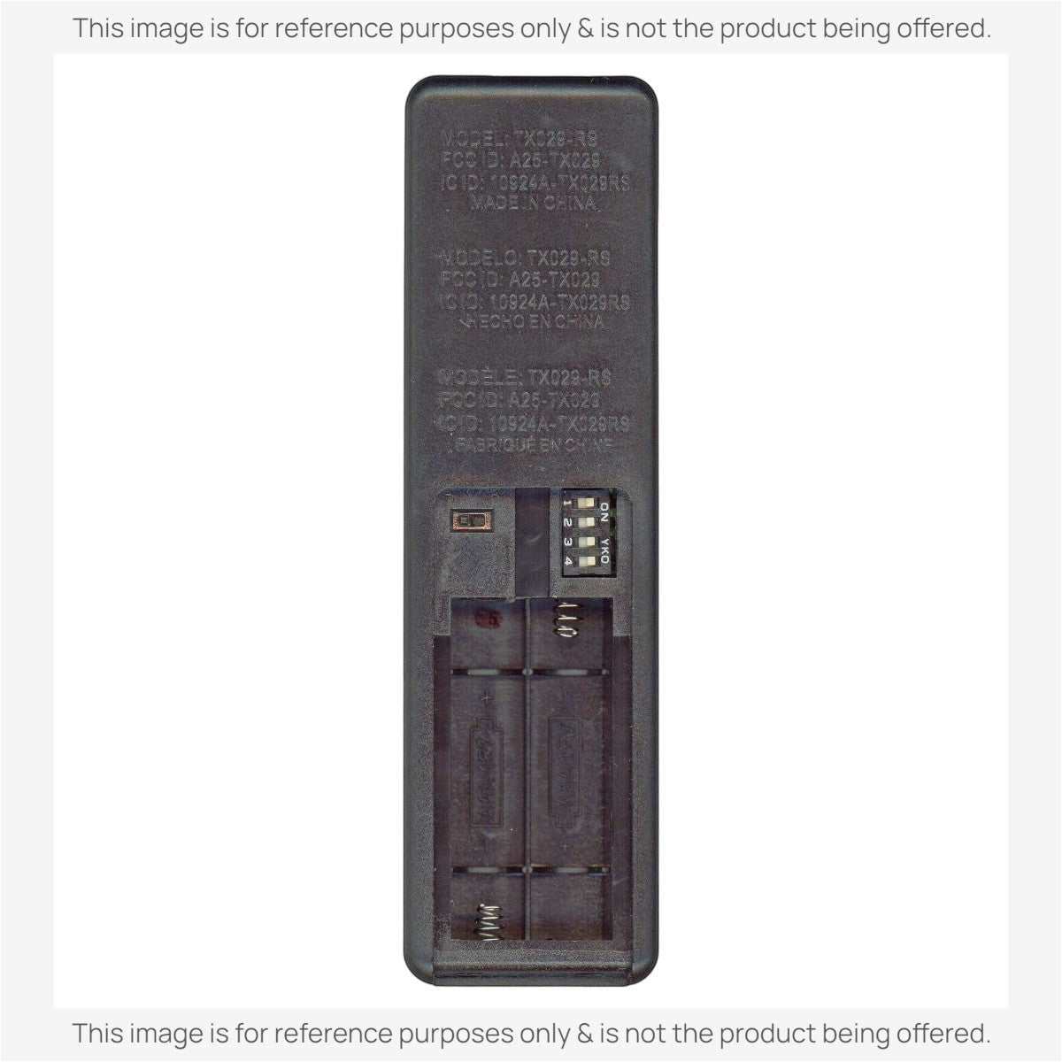 Anderic Substitute Kit for Hampton Bay TX029RS Ceiling Fan Remote Control [63T-AC83T-KIT]