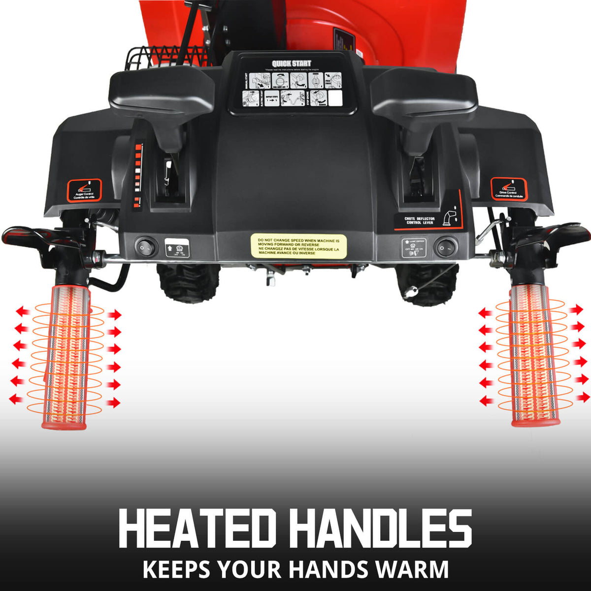 26" 208cc Two Stage Self-Propelled Gas Snow Blower w/ Briggs & Stratton Engine HB7109B