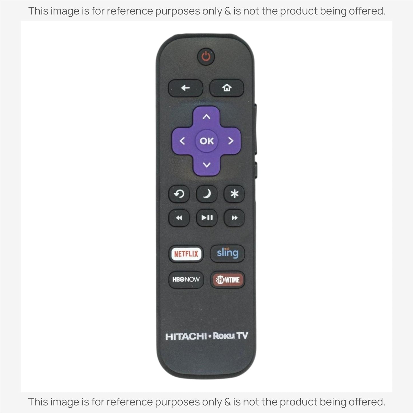 Substitute for Hitachi 850153865 Roku TV Remote Control [RRLF16]