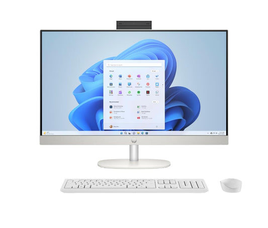 HP 27 inch All-in-One Desktop PC, FHD Touchscreen, AMD Ryzen 5 7520U, 16 GB RAM, 1 TB SSD, AMD Radeon Graphics, Built-in-Speaker, Windows 11 Pro