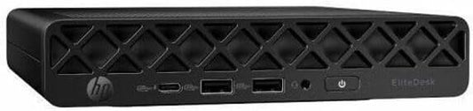 HP EliteDesk 8 G1i Desktop Computer - Intel Core Ultra 7 265T - vPro Technology - 16 GB - 512 GB SSD - Desktop Mini - Jack Black - Intel Q870 Chip - Windows 11 Pro - DDR5 SDRAM - English Keyboard - IE