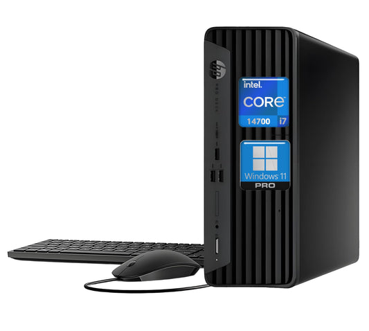 HP ProDesk SFF 400 G9 Business Desktop Computer, 14th Gen Inte i7-14700(20-Cores/28-Threads), 16GB DDR5 RAM,1.5TB Storage, Small Form Factor, Type-C, DisplayPorts, Wi-Fi, HDMI, Windows 11