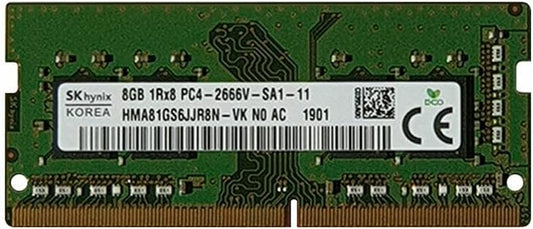 Hynix 8GB PC4-21300 DDR4-2666MHz 260-Pin SODIMM 1.2V Single Rank Memory Module HMA81GS6CJR8N-VK