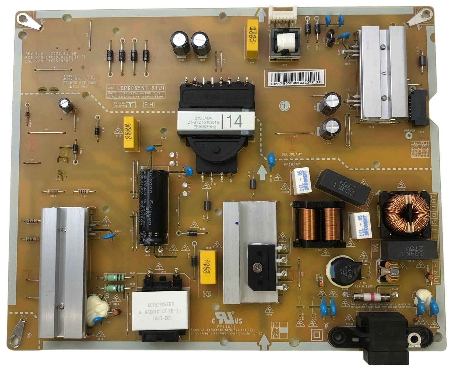 LG EAY65895532 Power Supply/LED Driver Board
