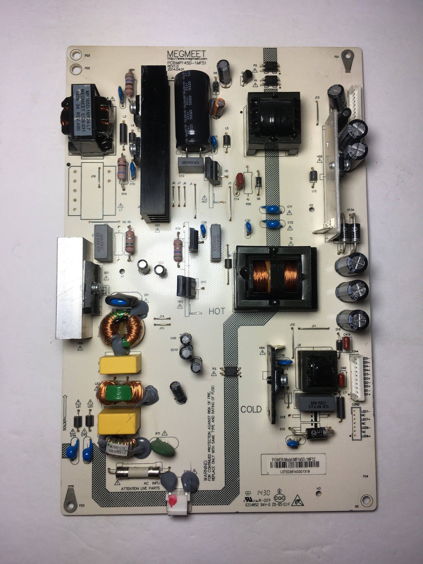 Hitachi 850108892 Power Supply