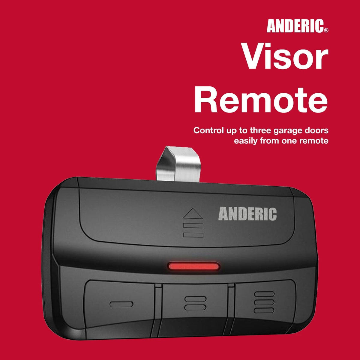 Anderic Substitute for Overhead Door 03T 3-Button Garage Door Opener Remote Control [375UT-3button]