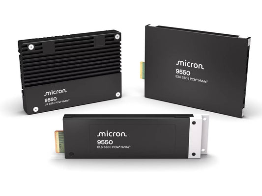 MICRON 9550 PRO 3840GB NVMe U.2 15mm Enterprise SSD Data Center Single Pack