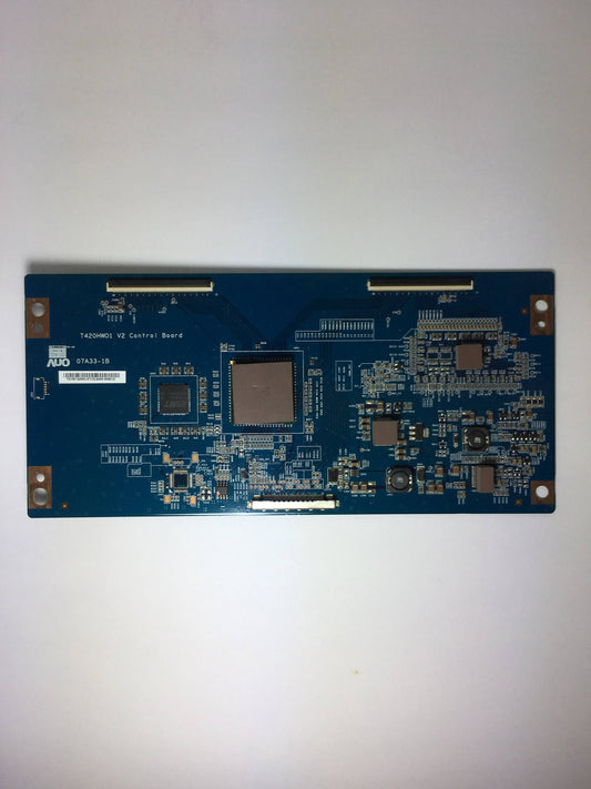 AUO 55.07A33.001 (07A33-1B, T420HW01 V2) T-Con Board