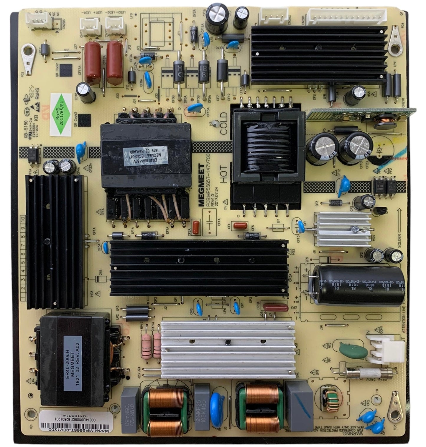 Element MP5565T-90V1200 Power Supply/LED Driver Board