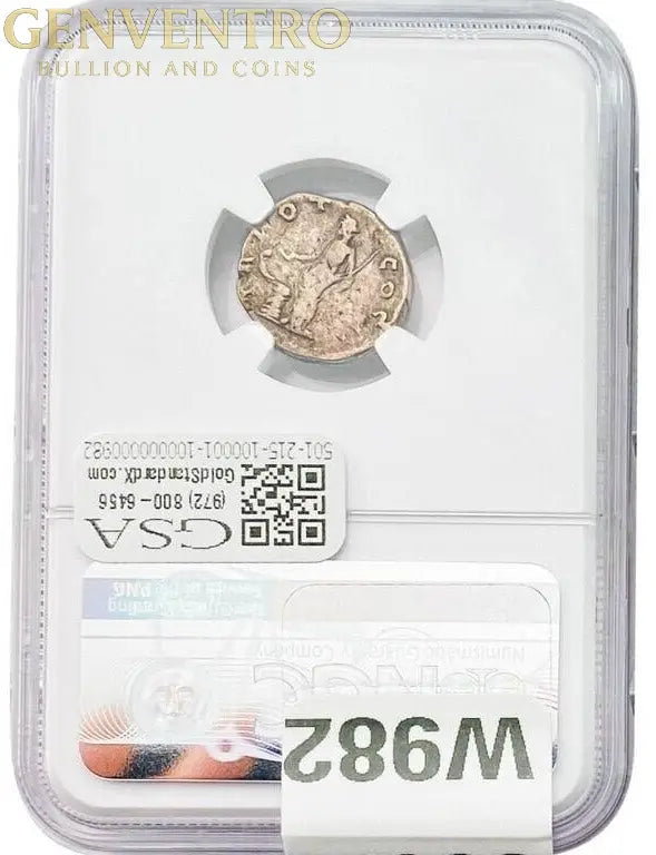 Roman Aelius Caesar, AD 136-138 Silver Denarius