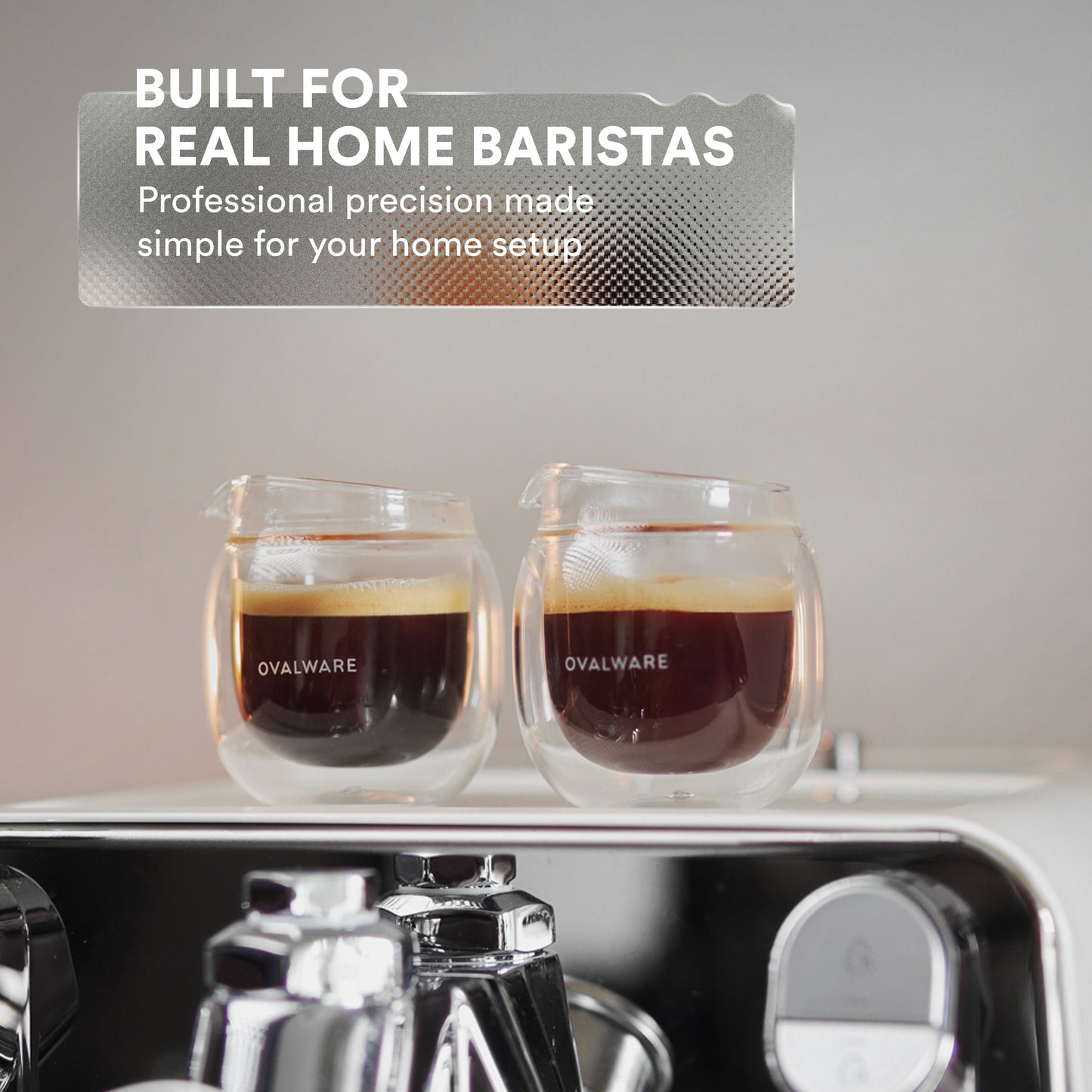 Double Wall Espresso Pouring Glass (Set of 2)