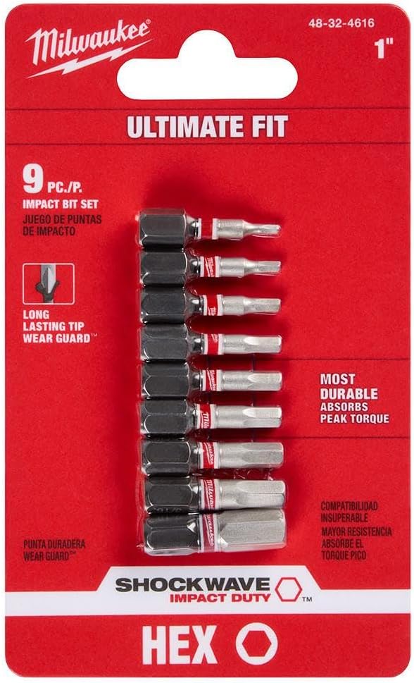 Insert Bit Set, 9 Pcs.