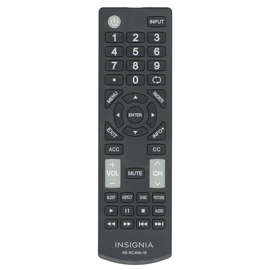 Insignia NS-RC4NA-18 TV Remote Control - NSRC4NA18
