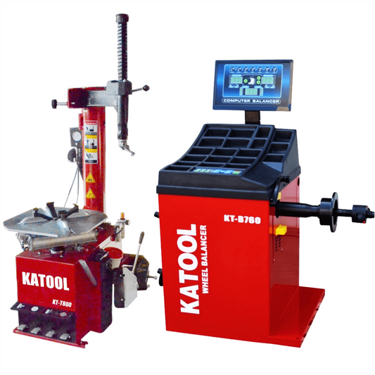 Katool KT-T800 Tire Changer & KT-B760 Wheel Balancer Combo