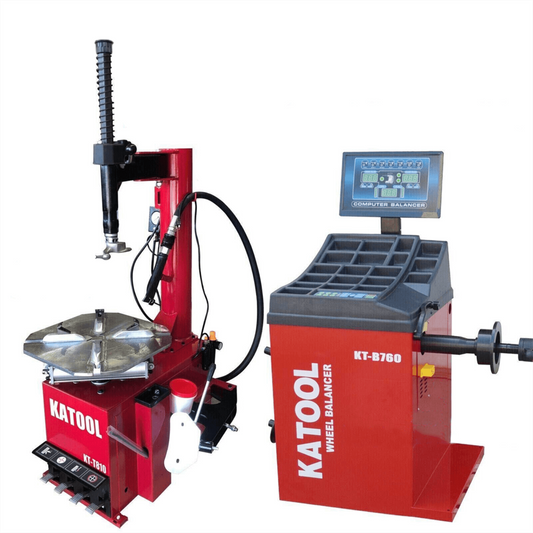 Katool KT-T810 Tire Changer & KT-B760 Wheel Balancer Combo