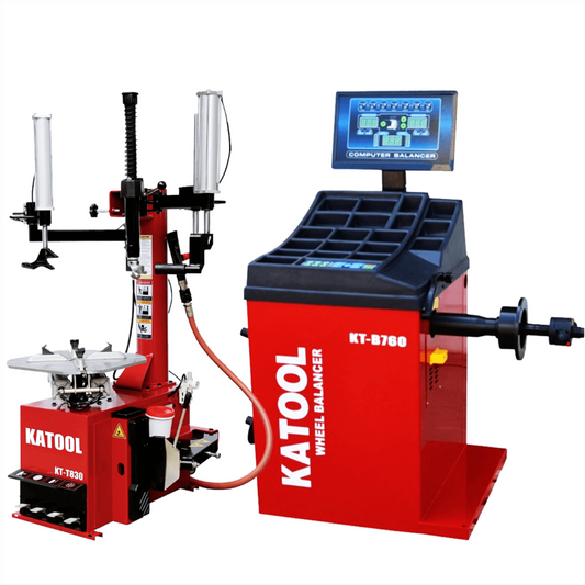 Katool KT-T830 Tire Changer & KT-B760 Wheel Balancer Combo