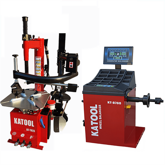 Katool KT-T835 Tire Changer & KT-B760 Wheel Balancer Combo