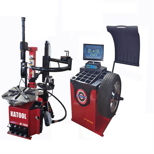 Katool KT-T850 Tire Changer & KT-B750 Wheel Balancer Combo