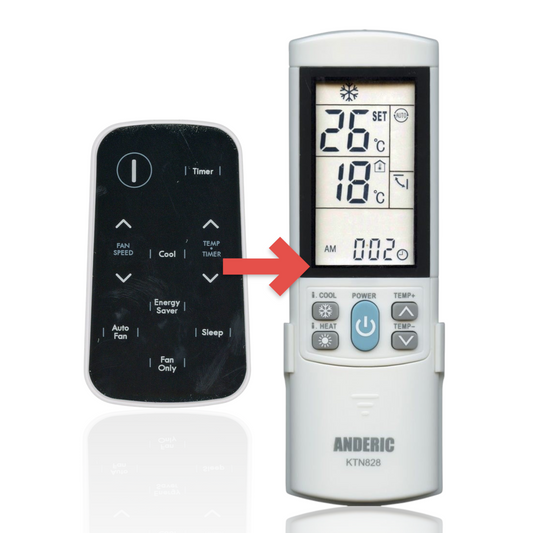 Anderic Substitute for Kenmore 5304476181 Air Conditioner Remote Control [KTN828]