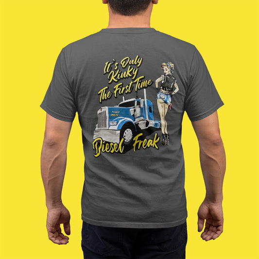 Kinky Pin-up Grey T-Shirt