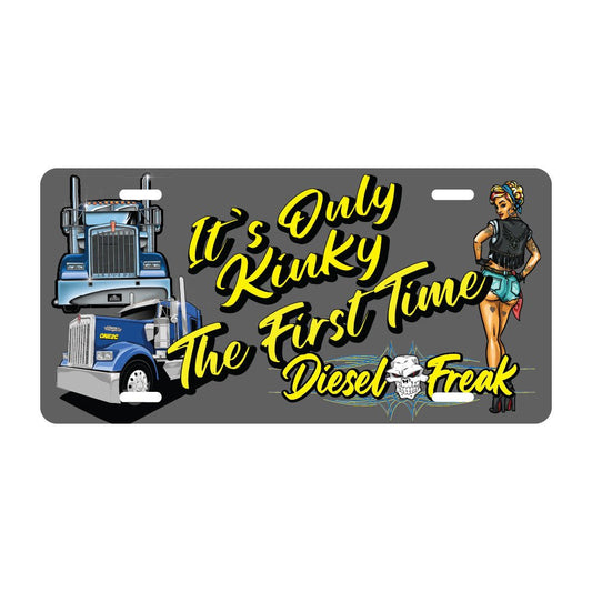Kinky Pin-up License Plate