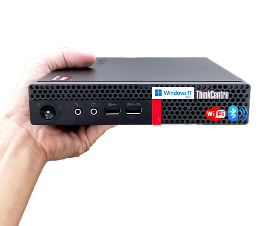 Lenovo Business Mini Desktop PC, AMD Processor, 8GB RAM, 128GB SSD, Dual Display Support, Wi-Fi, Bluetooth, USB & Ethernet Port, Windows 11 Pro, Compact, Quiet, and Space-Saving, w/Keyboard & Mouse