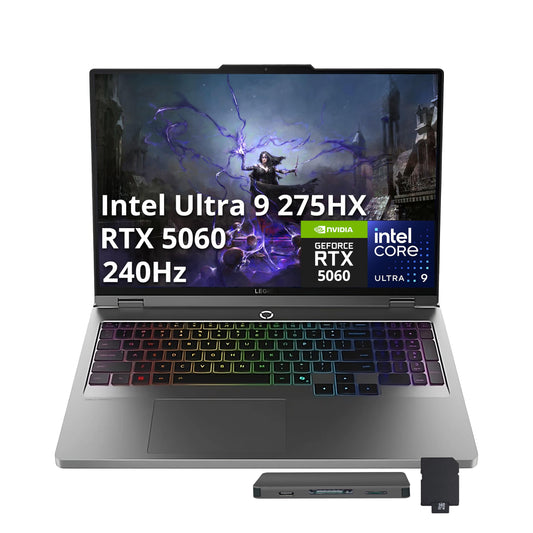 Lenovo Legion Pro 7i Gen 10 16" Gaming Laptop (2025 Model) Intel Core Ultra 9 275HX 24C, NVIDIA GeForce RTX 5090 24GB, 64GB RAM, 2TB (1TB+1TB) NVMe SSD, 16" WQXGA OLED 500 nits 240Hz, Windows 11 Home