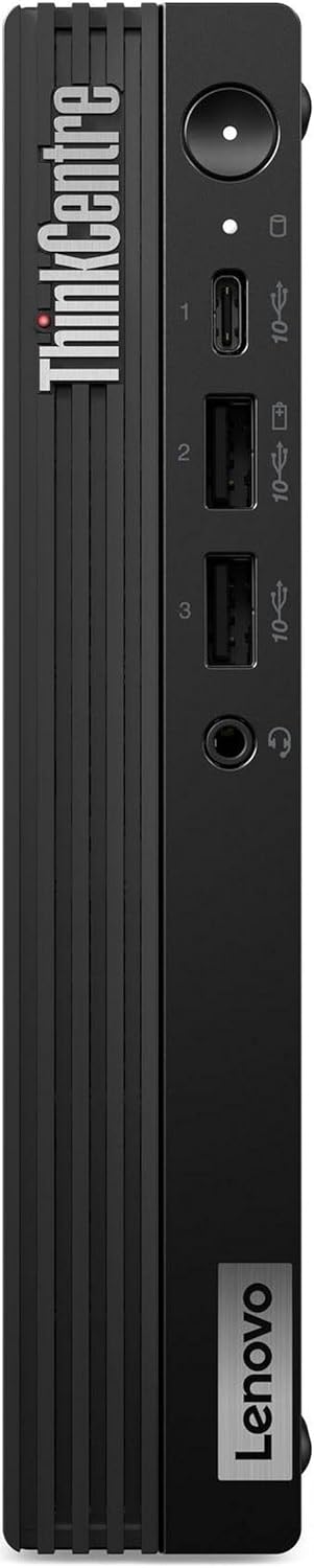 Lenovo ThinkCentre M75q Gen 5 Tiny Desktop with AMD Ryzen 7 PRO 8700GE Processor, 32GB DDR5 RAM, 1TB SSD, AMD Radeon 780M Graphics, WiFi 6, and Windows 11 Pro